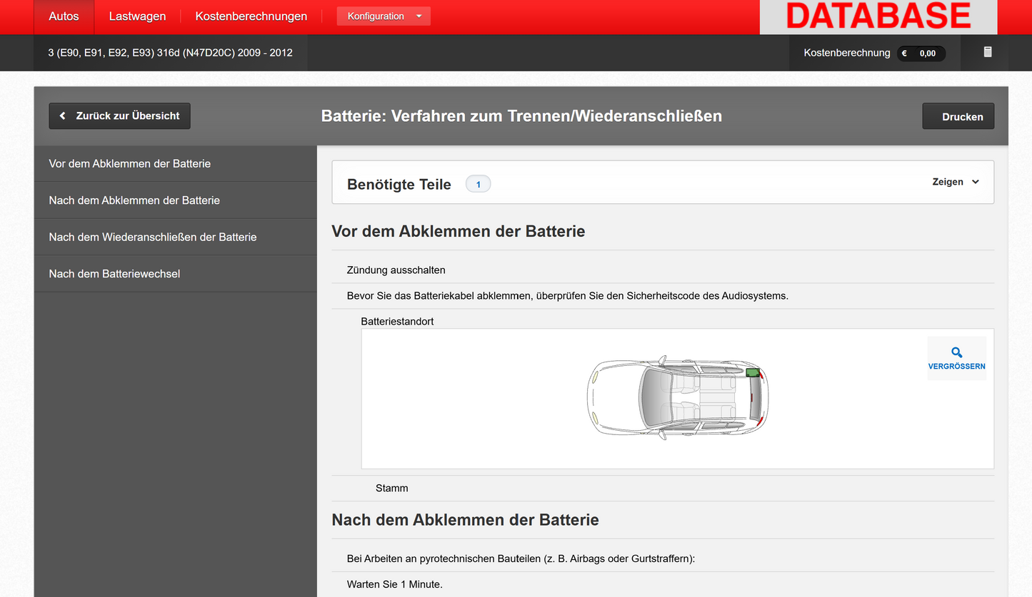 Reparaturdatenbank für alle Marken