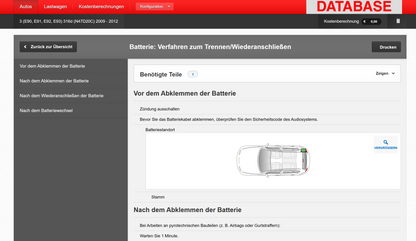 Reparaturdatenbank für alle Marken